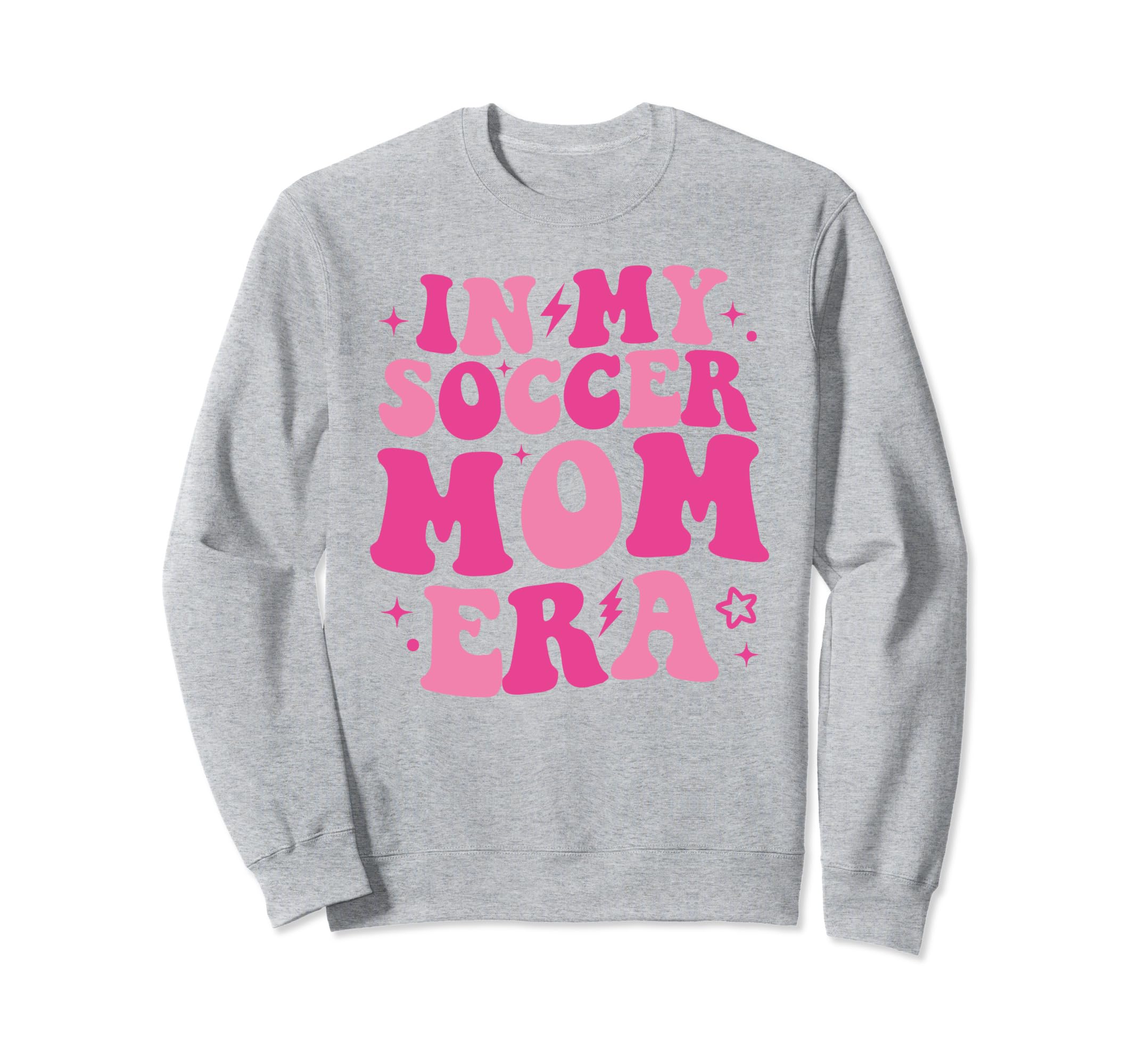 My Soccer Mom Era Groovy Soccer Sweatshirt - Minimalist Print Men Women - T-Shirt, Sweatshirt, Hoodie