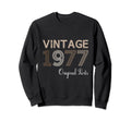 Year 1977 Gift Birthday Mom Dad Sweatshirt - Fun Novelty Design Men Women - T-Shirt, Sweatshirt, Hoodie