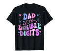 Dad Double Digits Daughter Groovy Daddy T-Shirt - Novelty Apparel Unisex - T-Shirt, Sweatshirt, Hoodie