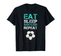 Funny Soccer Shirts Eat Sleep Soccer T-Shirt - Graphic Print Men Women - T-Shirt, Sweatshirt, Hoodie