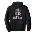 Papa Bear Gifts Funny Birthday Fun Hoodie - Fun Novelty Design Men Women - T-Shirt, Sweatshirt, Hoodie