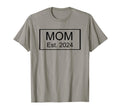 Mom Established 2024 Couples Dad Est T-Shirt - Novelty Apparel Men Women - T-Shirt, Sweatshirt, Hoodie