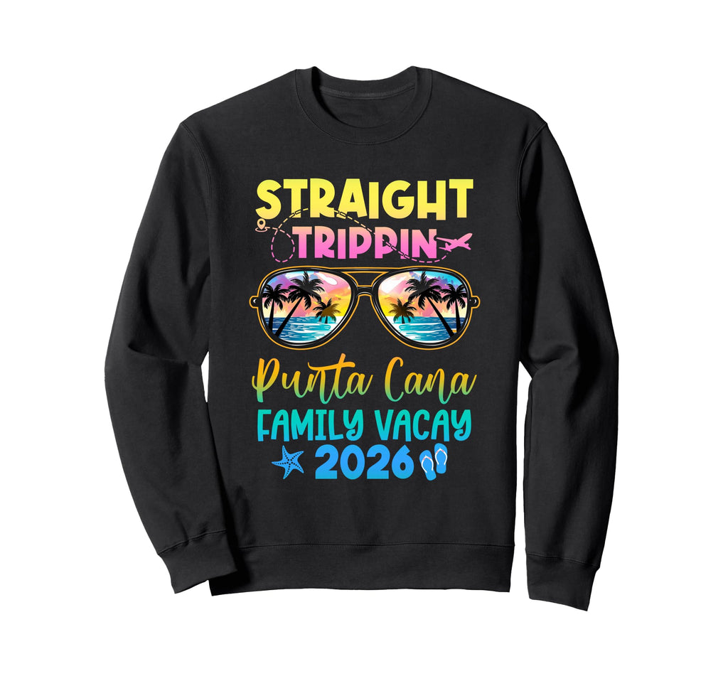 Family Vacation Punta Cana 2026 Sweatshirt - Aesthetic Graphic Unisex - T-Shirt, Sweatshirt, Hoodie