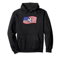 American Flag Patriotic Soccer Player Hoodie - Novelty Apparel Men Women - T-Shirt, Sweatshirt, Hoodie