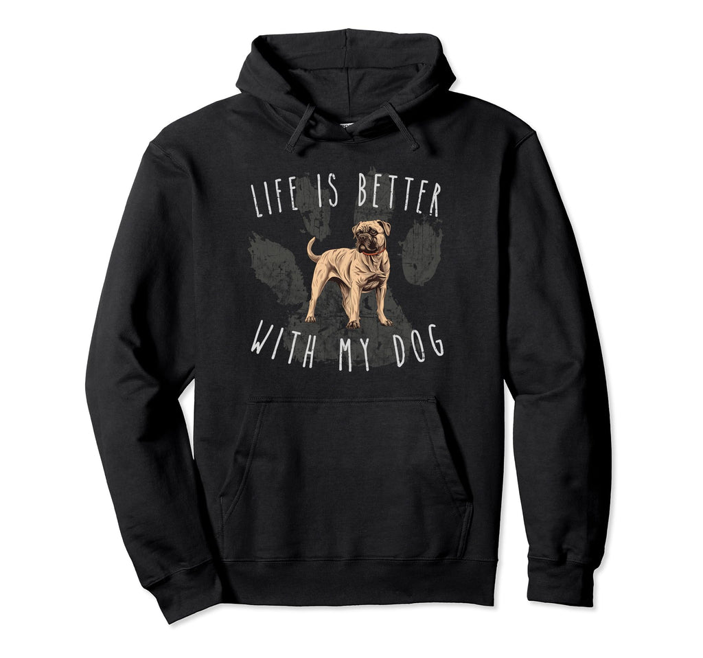 Cane Corso Life Is Better My Dog Pet Hoodie - Aesthetic Graphic Men Women - T-Shirt, Sweatshirt, Hoodie
