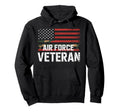 Air Force Veteran Us American Hoodie - Casual Everyday Wear for Adults - T-Shirt, Sweatshirt, Hoodie