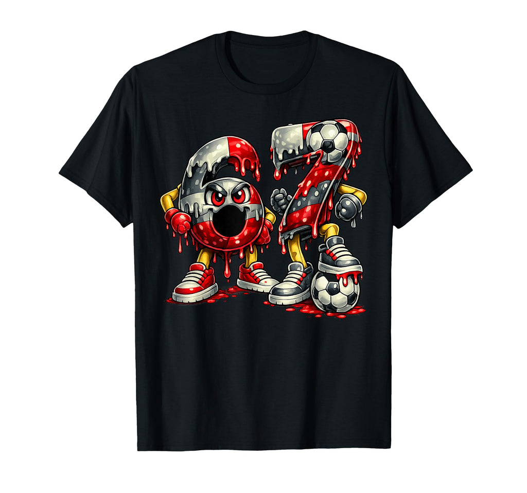 67 Soccer Six Seven Meme Alpha T-Shirt - Casual Everyday Wear for Adults - T-Shirt, Sweatshirt, Hoodie