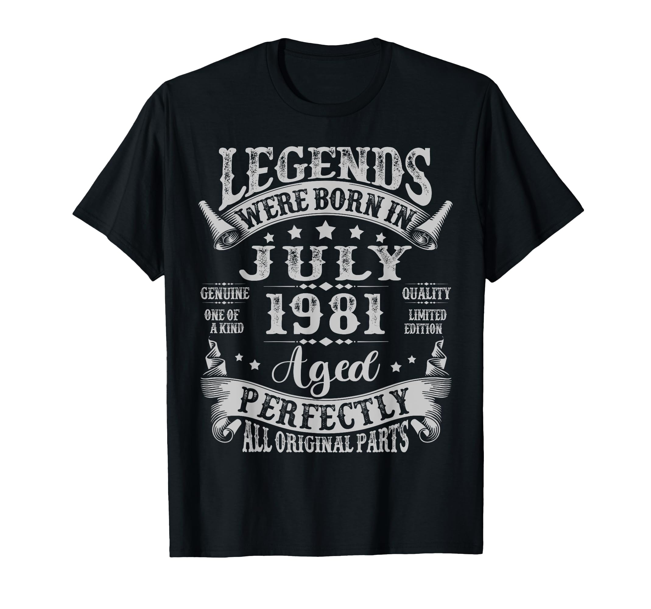 Legends Were Born July 1981 44Th T-Shirt - Graphic Print Men Women - T-Shirt, Sweatshirt, Hoodie
