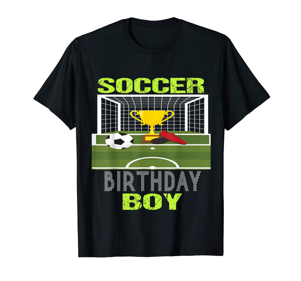 Football Themed Birthday Soccer T-Shirt - Minimalist Print Men Women - T-Shirt, Sweatshirt, Hoodie