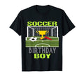 Football Themed Birthday Soccer T-Shirt - Minimalist Print Men Women - T-Shirt, Sweatshirt, Hoodie