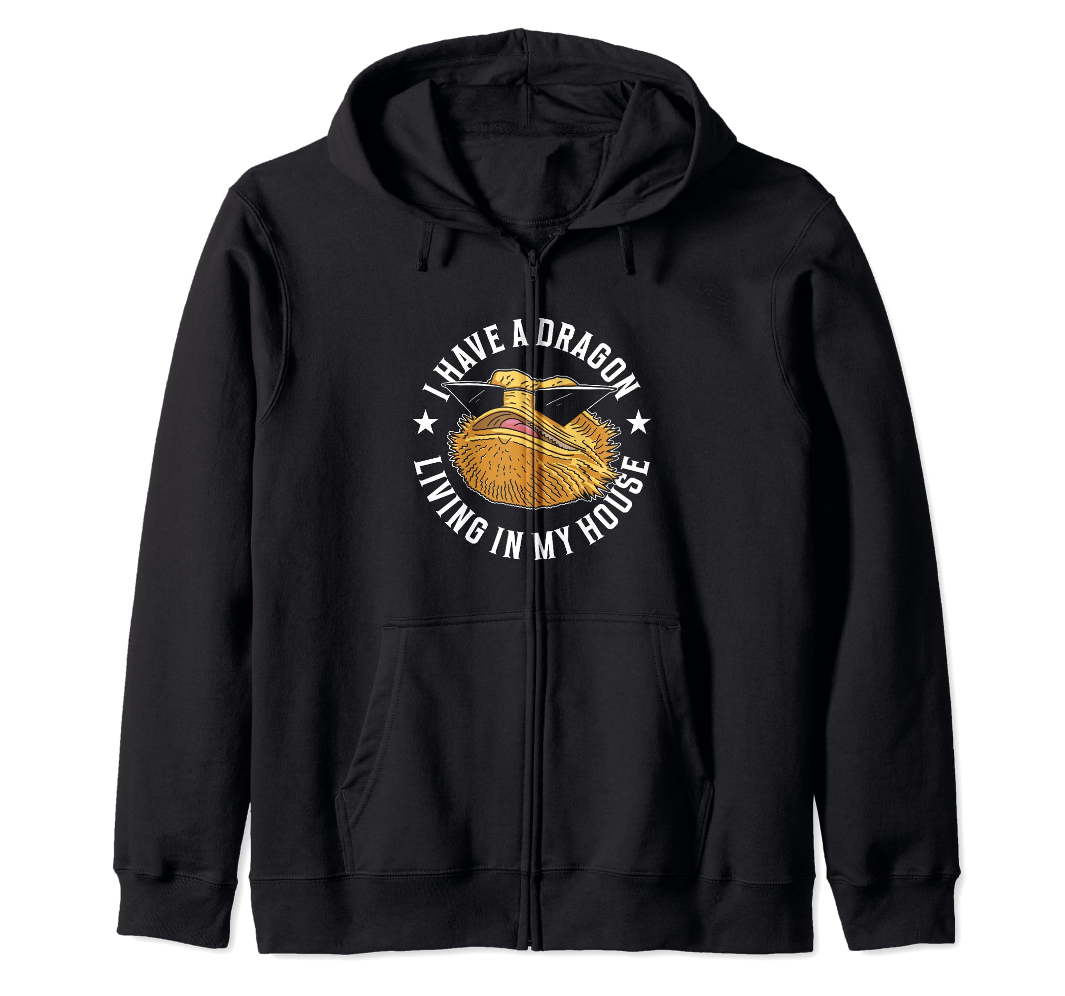 Funny Beardie Designs Lizard Mom Hoodie - Casual Everyday Wear Unisex - T-Shirt, Sweatshirt, Hoodie