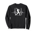 Baseball Player Heartbeat Coach Dad Sweatshirt - Aesthetic Graphic Unisex - T-Shirt, Sweatshirt, Hoodie