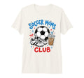 Soccer Moms Club Iced Coffee Cleats T-Shirt - Fun Novelty Design Men Women - T-Shirt, Sweatshirt, Hoodie