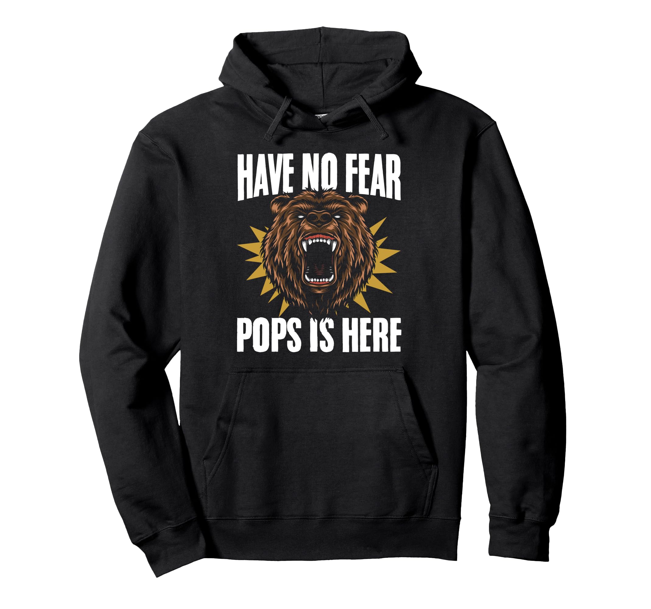Fathers Day Grandparents Day Bear Face Hoodie - Custom Art Print Men Women - T-Shirt, Sweatshirt, Hoodie