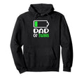 Dad Twins Loading Pregnancy Announcement Hoodie - Unique Graphic Men Women - T-Shirt, Sweatshirt, Hoodie