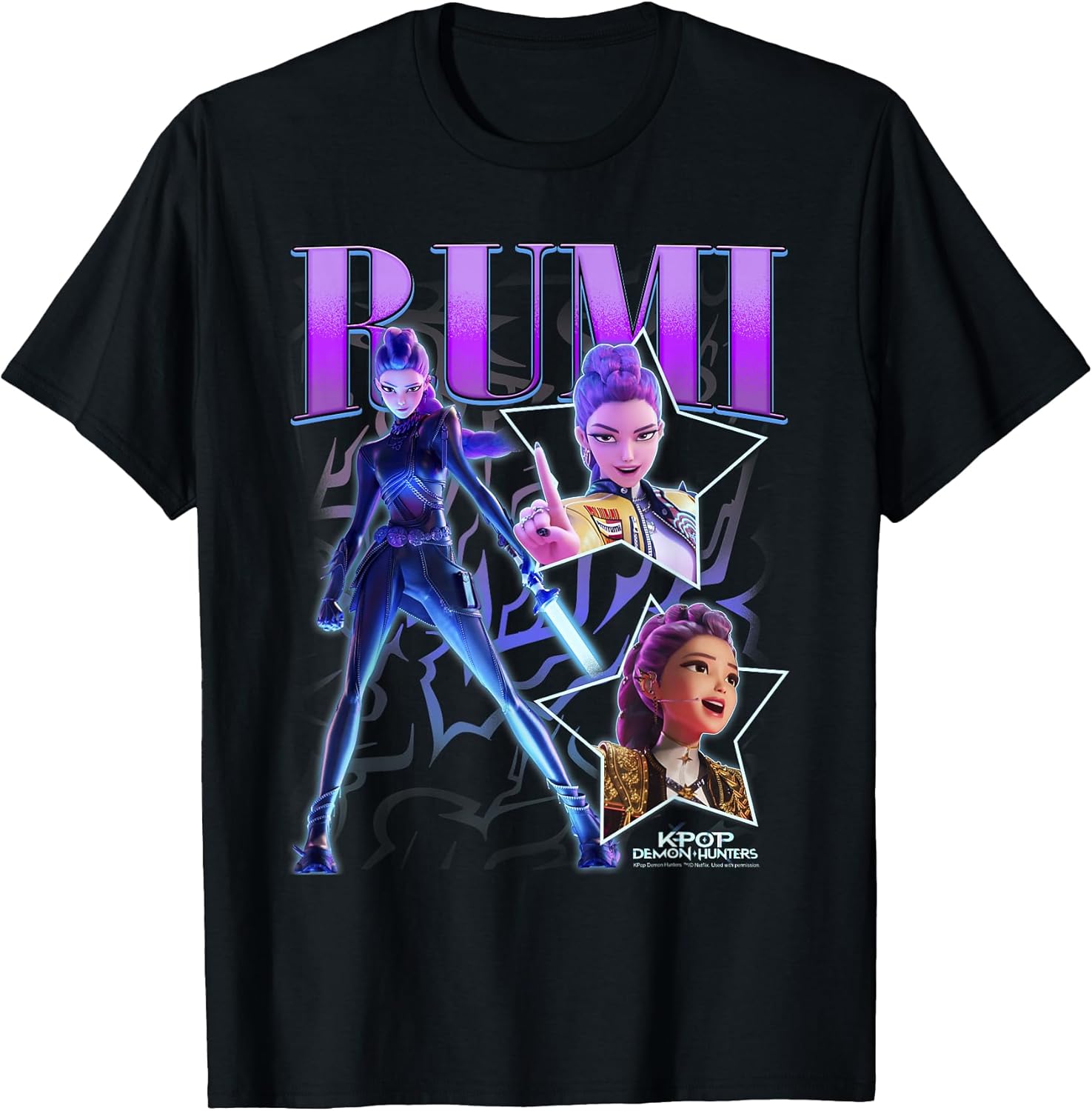 Rumi Showcase Y2K Style Poster - Adult & Kids T-Shirts, Sweatshirts & Hoodies apparel design preview 1