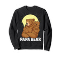 Papa Bear Outdoors Daughter Bear Sweatshirt - Minimalist Print Men Women - T-Shirt, Sweatshirt, Hoodie