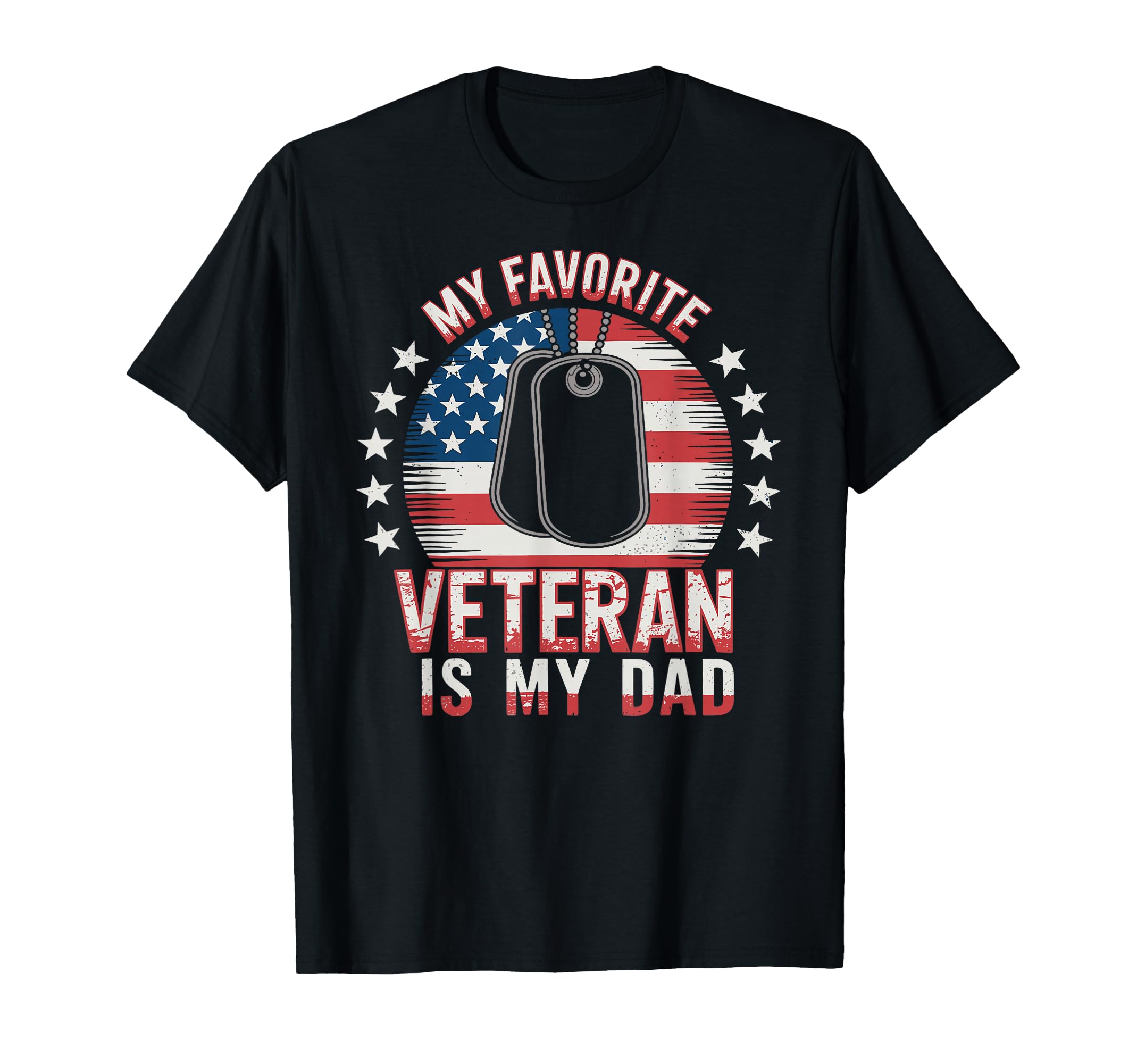 Veteran Usa Flag My Favorite Veteran Is T-Shirt - Aesthetic Graphic Unisex - T-Shirt, Sweatshirt, Hoodie
