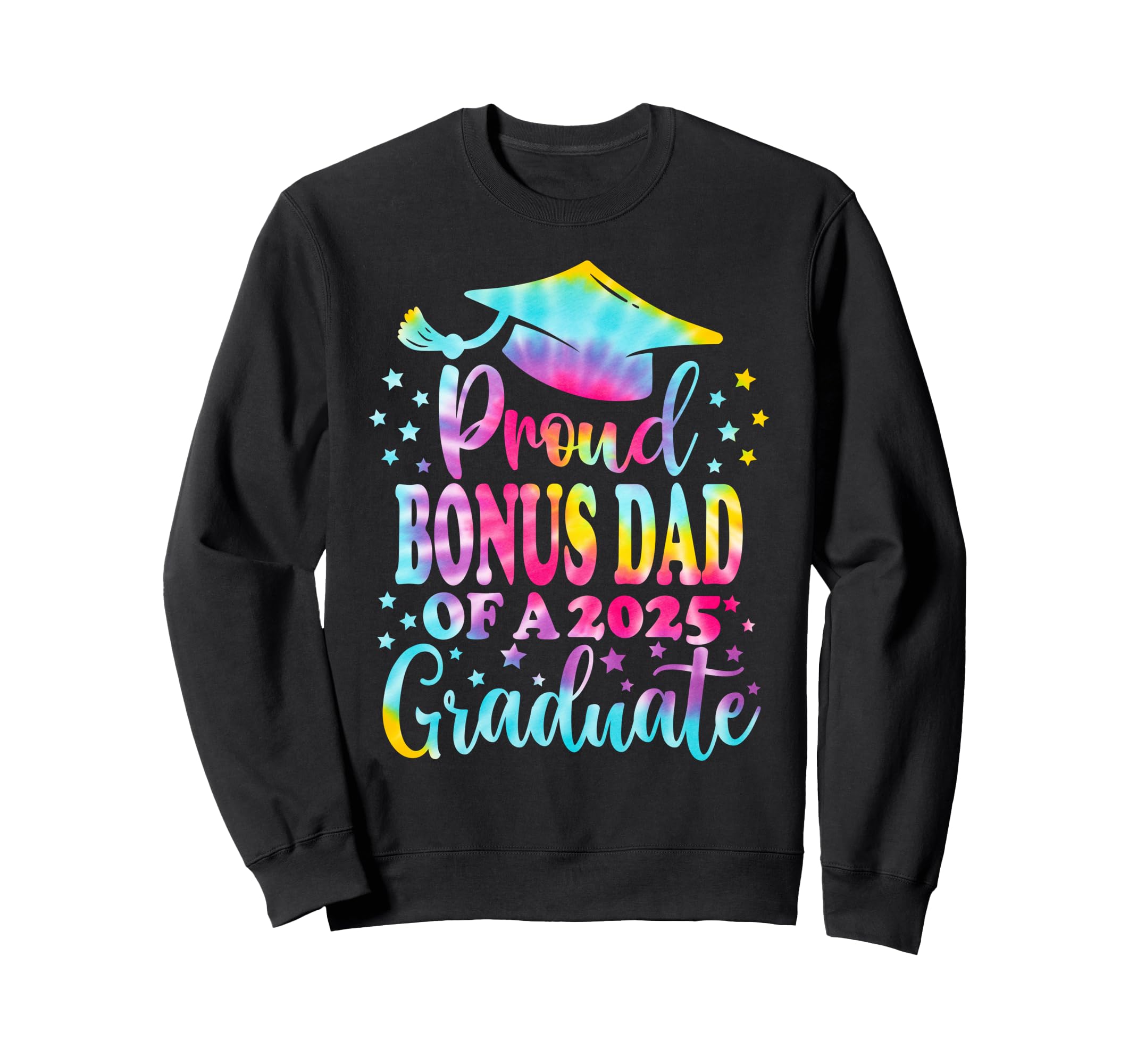 Bonus Dad Senior 2025 Proud Bonus Dad Sweatshirt - Custom Art Print Unisex - T-Shirt, Sweatshirt, Hoodie