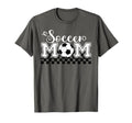 Soccer Mom Soccer Mama Checkered T-Shirt - Novelty Apparel for Adults - T-Shirt, Sweatshirt, Hoodie