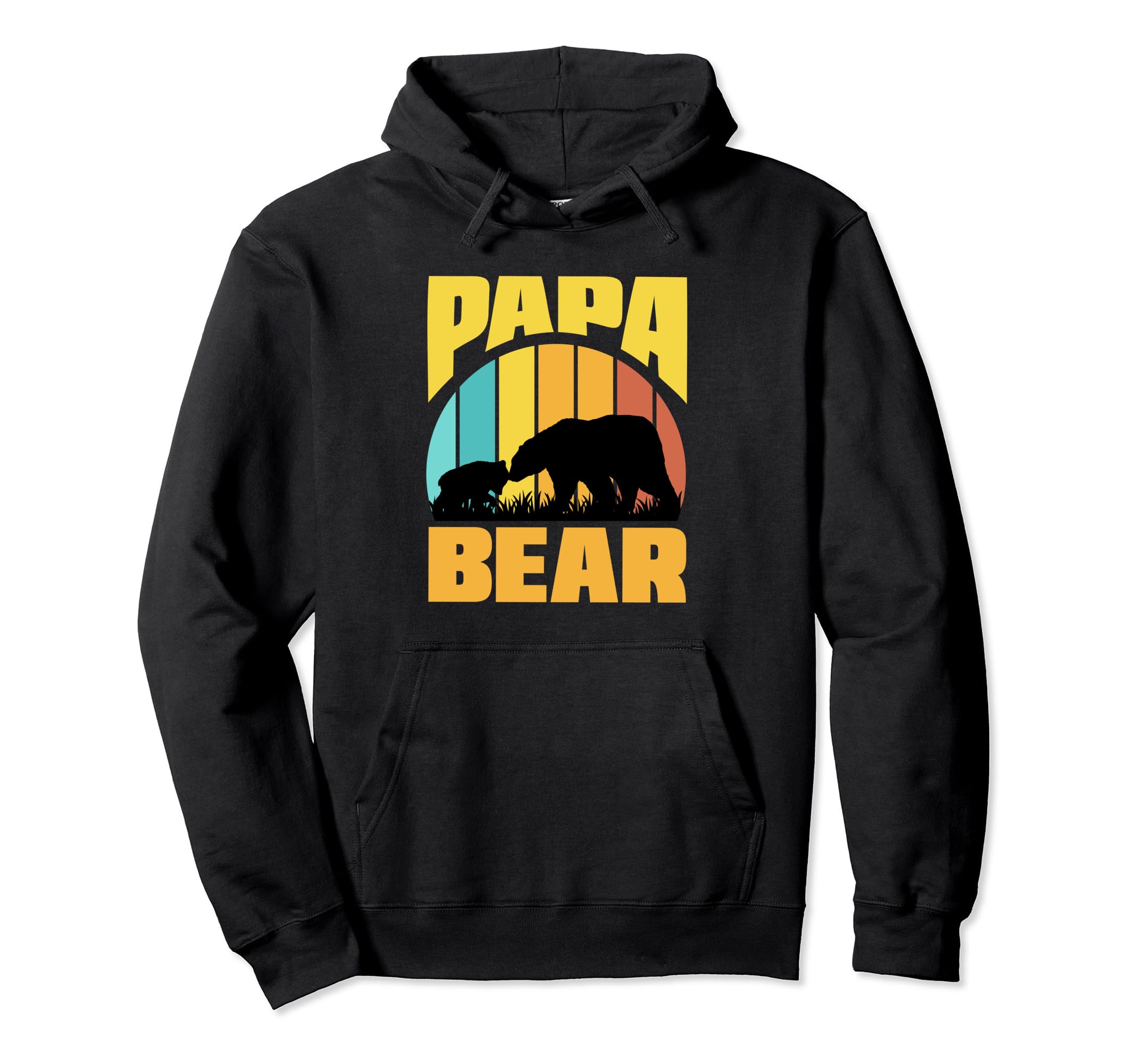 Funny Dad And Fathers Day Papa Bear Hoodie - Custom Art Print Men Women - T-Shirt, Sweatshirt, Hoodie