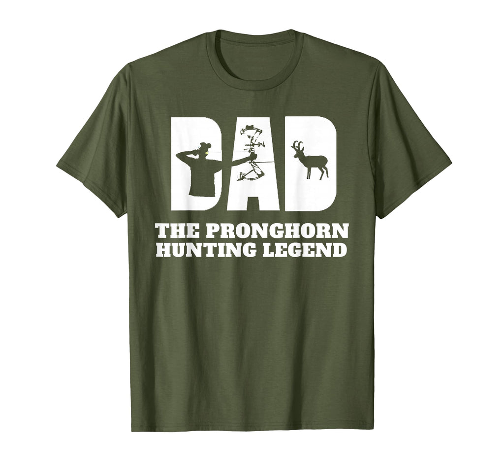 Mens Fathers Day Dad Pronghorn T-Shirt - Custom Art Print for Adults - T-Shirt, Sweatshirt, Hoodie