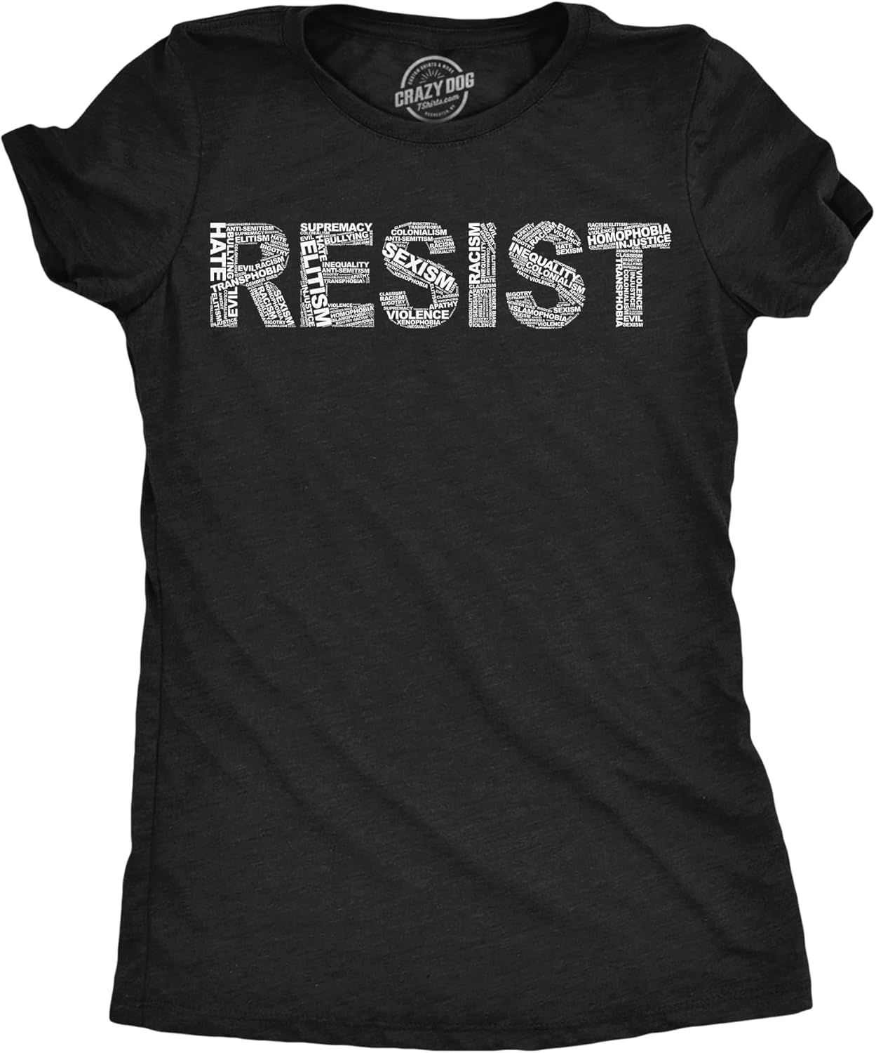 Womens Resist Political Anti Authority Protest Rebel - Adult & Kids T-Shirts, Sweatshirts & Hoodies apparel design preview 1