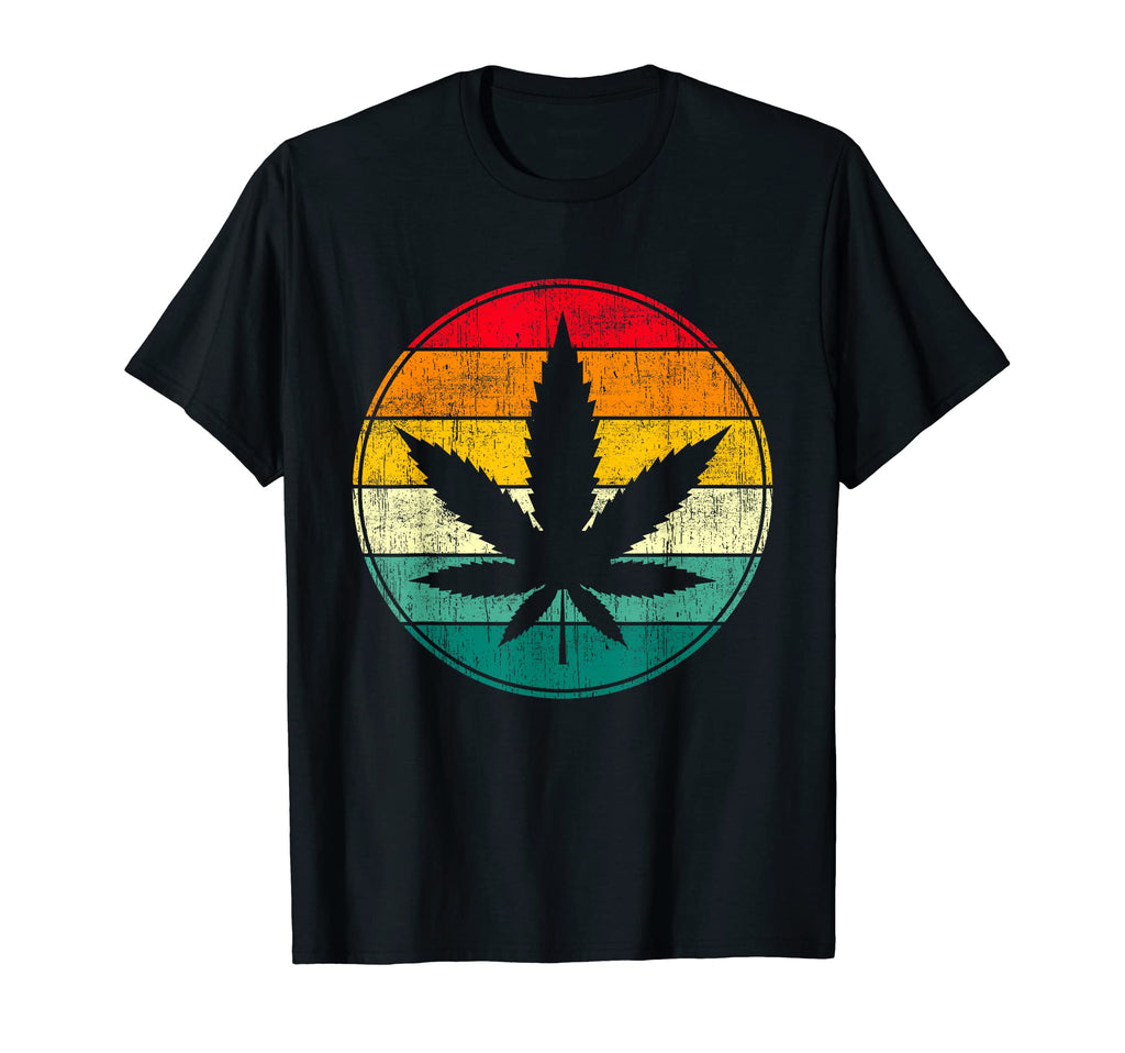 Weed Cannabis 70S 80S Marijuana Dad T-Shirt - Minimalist Print Men Women - T-Shirt, Sweatshirt, Hoodie