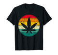 Weed Cannabis 70S 80S Marijuana Dad T-Shirt - Minimalist Print Men Women - T-Shirt, Sweatshirt, Hoodie