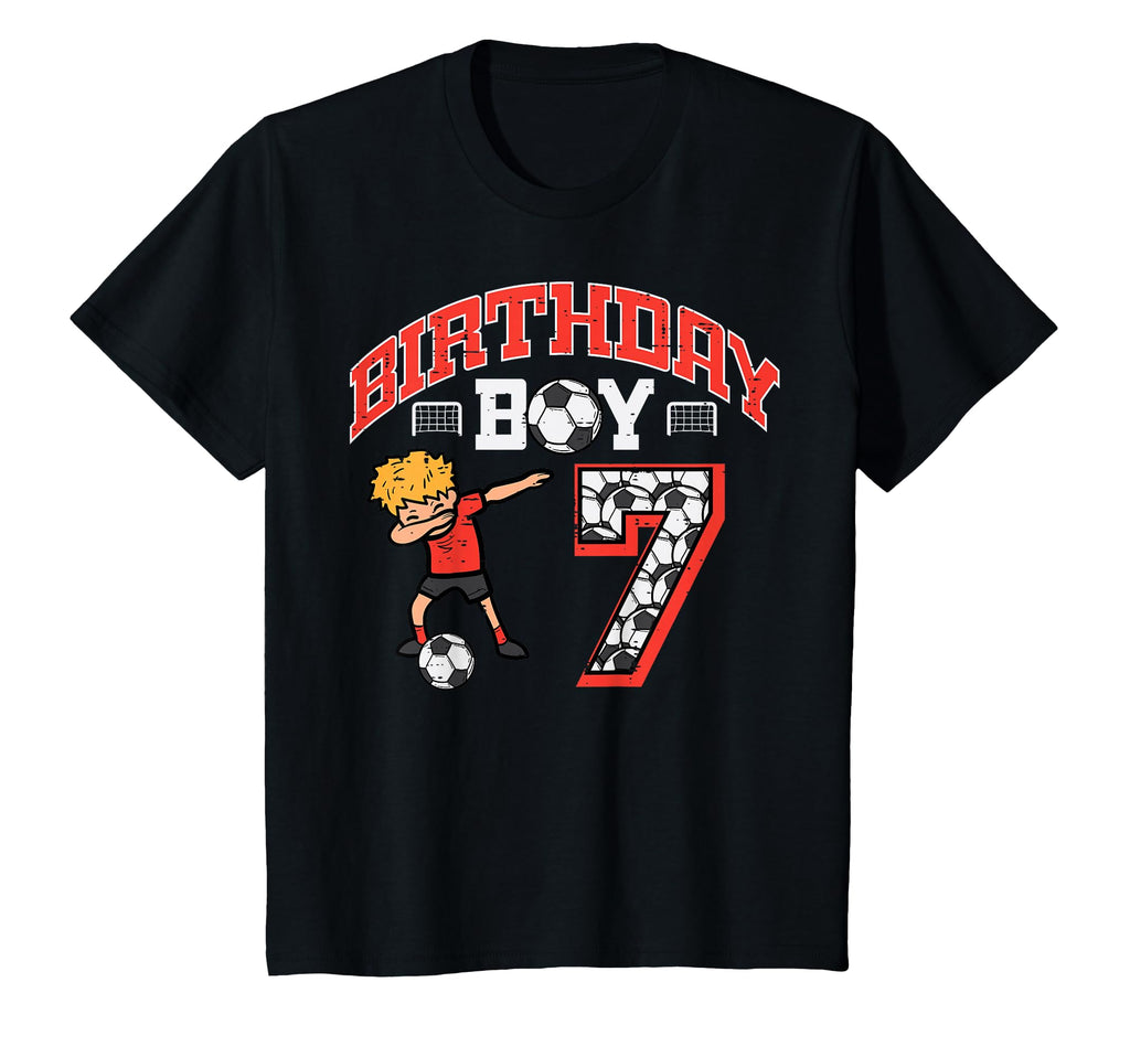 Birthday 7 Soccer Dab 7Th Seven Year T-Shirt - Fun Novelty Design Unisex - T-Shirt, Sweatshirt, Hoodie