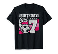 7 Year Old Soccer Birthday 7Th T-Shirt - Aesthetic Graphic Men Women - T-Shirt, Sweatshirt, Hoodie