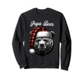 Papa Bear Red Buffalo Family Sweatshirt - Custom Art Print Men Women - T-Shirt, Sweatshirt, Hoodie