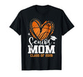 Proud Senior Mom Class 2026 Basketball T-Shirt - Aesthetic Graphic Unisex - T-Shirt, Sweatshirt, Hoodie
