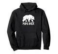 Logo Papa Bear Father Hoodie - Fun Novelty Design for Adults - T-Shirt, Sweatshirt, Hoodie