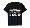 Promoted To Lolo Filipino Grandpa T-Shirt - Aesthetic Graphic Men Women - T-Shirt, Sweatshirt, Hoodie