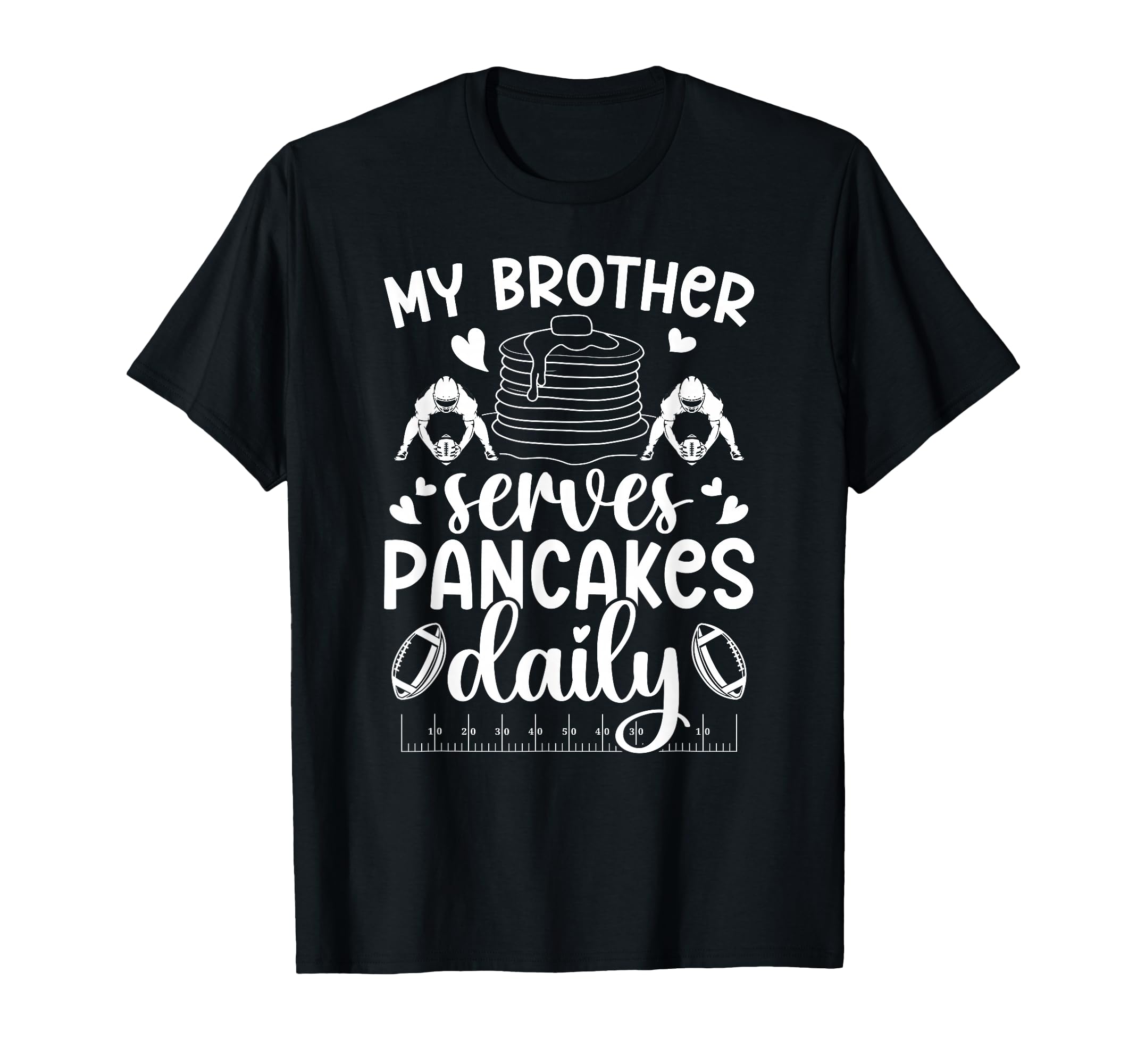 Funny Football Lineman Sister Football T-Shirt - Graphic Print Men Women - T-Shirt, Sweatshirt, Hoodie