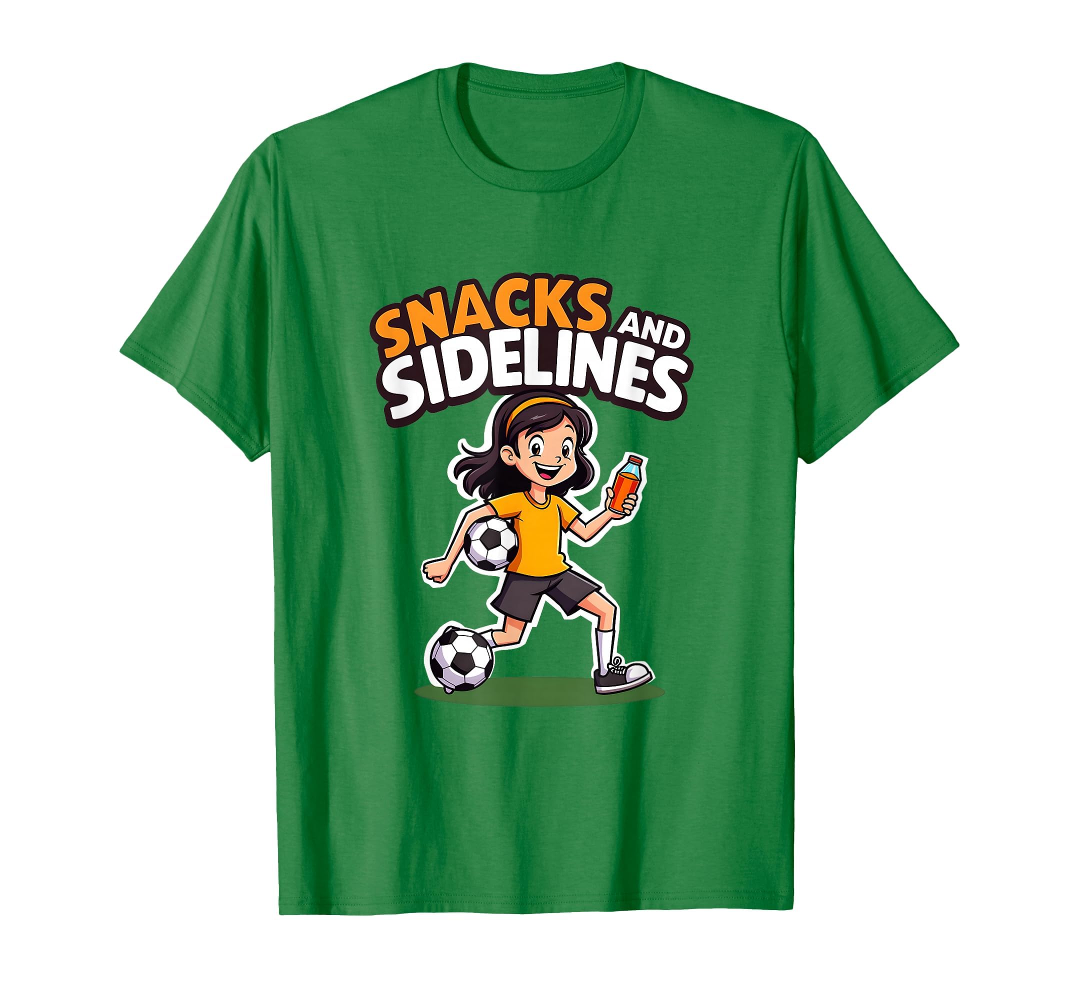 Snacks And Sidelines Soccer Mom T-Shirt - Novelty Apparel Unisex - T-Shirt, Sweatshirt, Hoodie