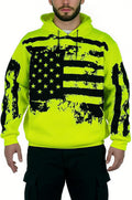 Graphic for Men High Vis USA Flag Vintage - Adult & Kids T-Shirts, Sweatshirts & Hoodies apparel design preview 1
