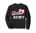 Family Soccer Player Gifts Soccer Aunt Sweatshirt - Graphic Print Unisex - T-Shirt, Sweatshirt, Hoodie