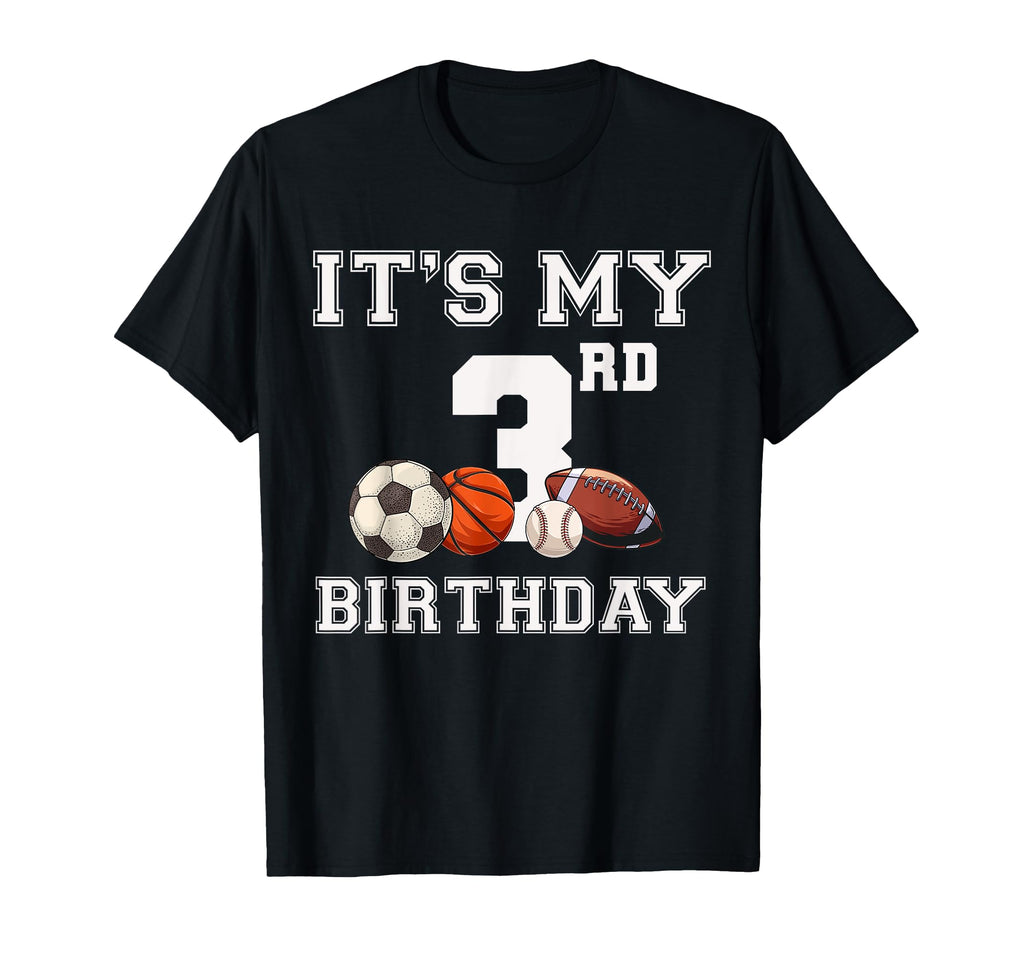 Its My 3Rd Birthday Baseball T-Shirt - Fun Novelty Design for Adults - T-Shirt, Sweatshirt, Hoodie