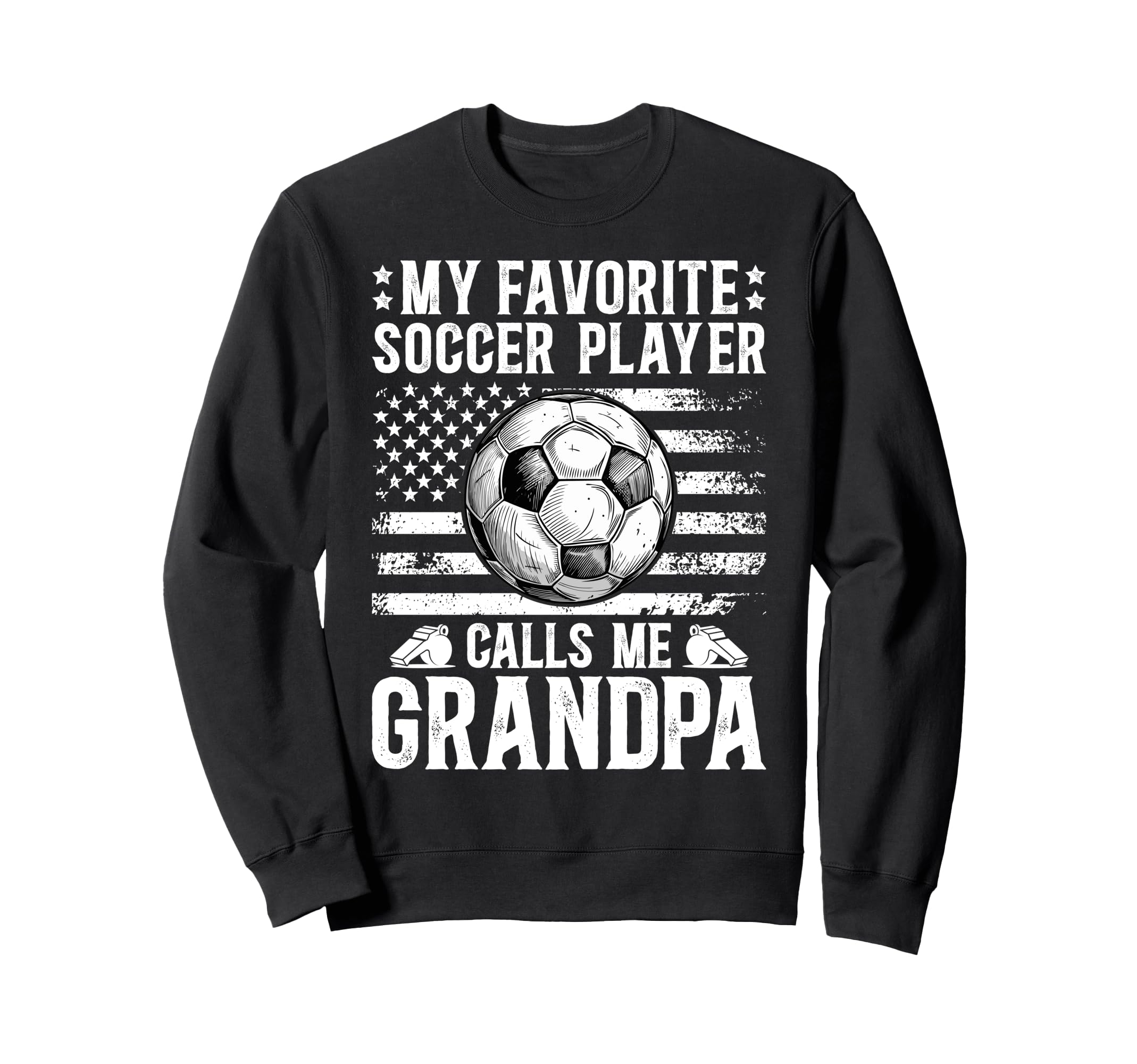 Proud Soccer Grandpa Soccer Player Sweatshirt - Unique Graphic for Adults - T-Shirt, Sweatshirt, Hoodie