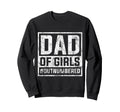 Dad Outnumbered Awesome Fathers Day Sweatshirt - Graphic Print Unisex - T-Shirt, Sweatshirt, Hoodie