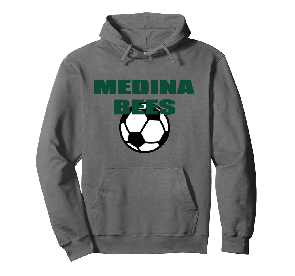 Medina Ohio Bees Soccer Spirit Wear Hoodie - Graphic Print for Adults - T-Shirt, Sweatshirt, Hoodie