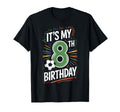 Happy 8Th Birthday Soccer T-Shirt - Casual Everyday Wear for Adults - T-Shirt, Sweatshirt, Hoodie