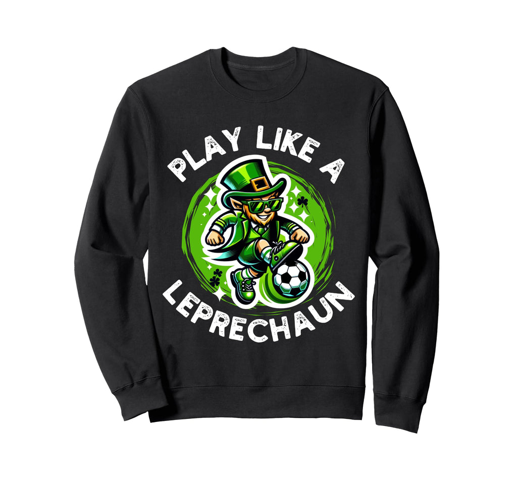 Leprechaun Shamrock St Patricks Day Sweatshirt - Streetwear Style Unisex - T-Shirt, Sweatshirt, Hoodie