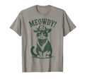 Meowdy Tuxedo Cat Cowboy Country T-Shirt - Fun Novelty Design for Adults - T-Shirt, Sweatshirt, Hoodie