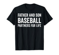 Father And Son Baseball Partners Life T-Shirt - Trendy Graphic for Adults - T-Shirt, Sweatshirt, Hoodie