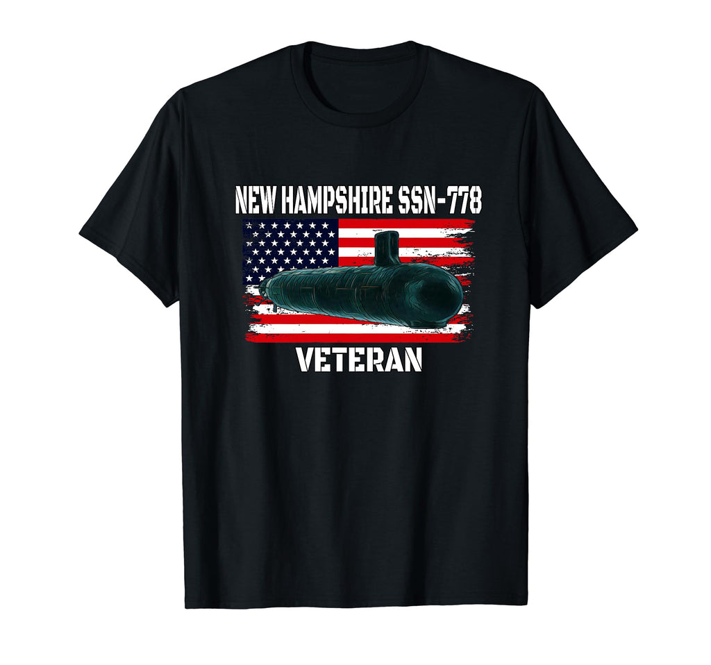 Submarine Uss New Hampshire Ssn 778 T-Shirt - Casual Everyday Wear Unisex - T-Shirt, Sweatshirt, Hoodie