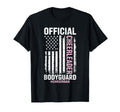 Cheerleader Bodyguard Cheer Dad Flag T-Shirt - Minimalist Print for Adults - T-Shirt, Sweatshirt, Hoodie