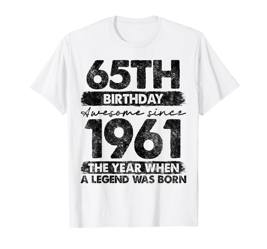 65 Year Old Gifts 1961 65Th Birthday T-Shirt - Graphic Print for Adults - T-Shirt, Sweatshirt, Hoodie